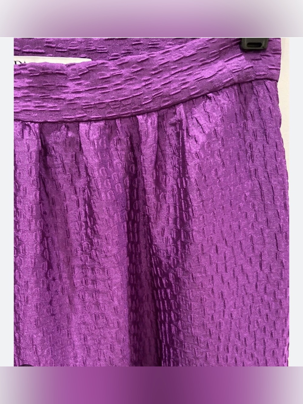 Zara Vibrant Purple Tiered Maxi Skirt - Picture 3 of 5